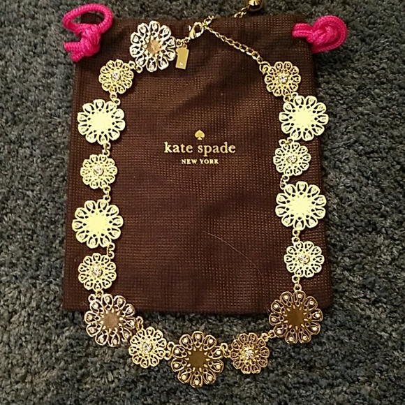 kate spade Jewelry - Reduced❗️EUC Kate Spade NY Strike Gold Necklace